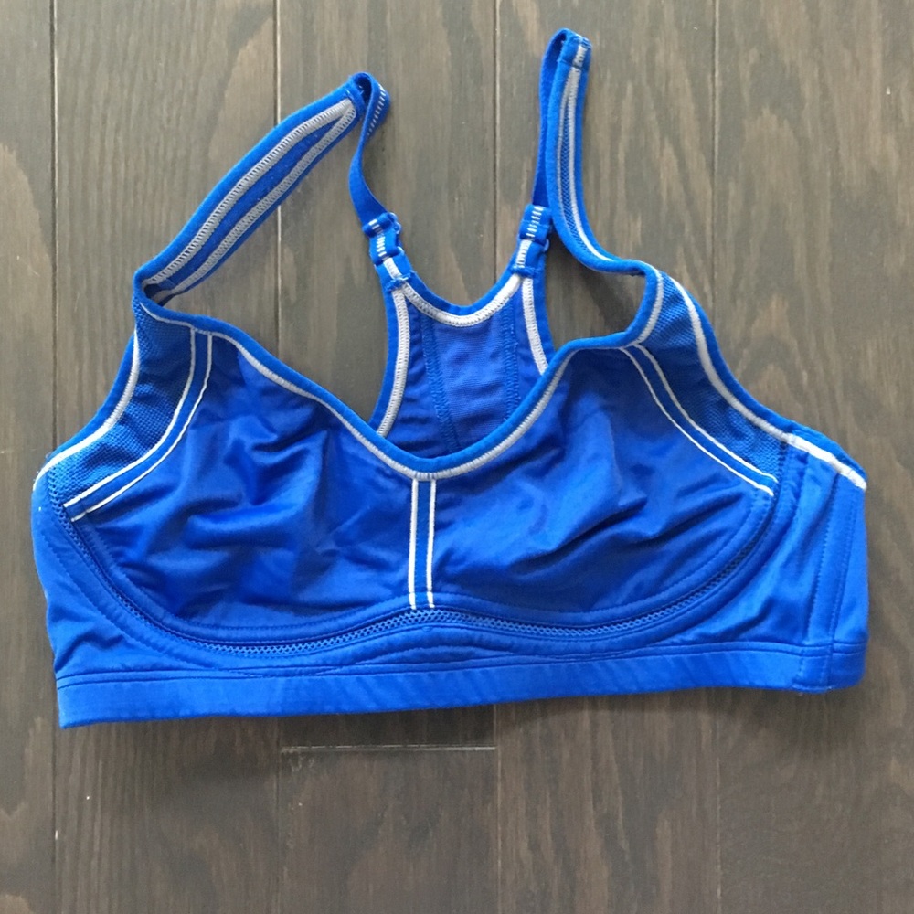La Senza Blue Racerback Sports Bra
